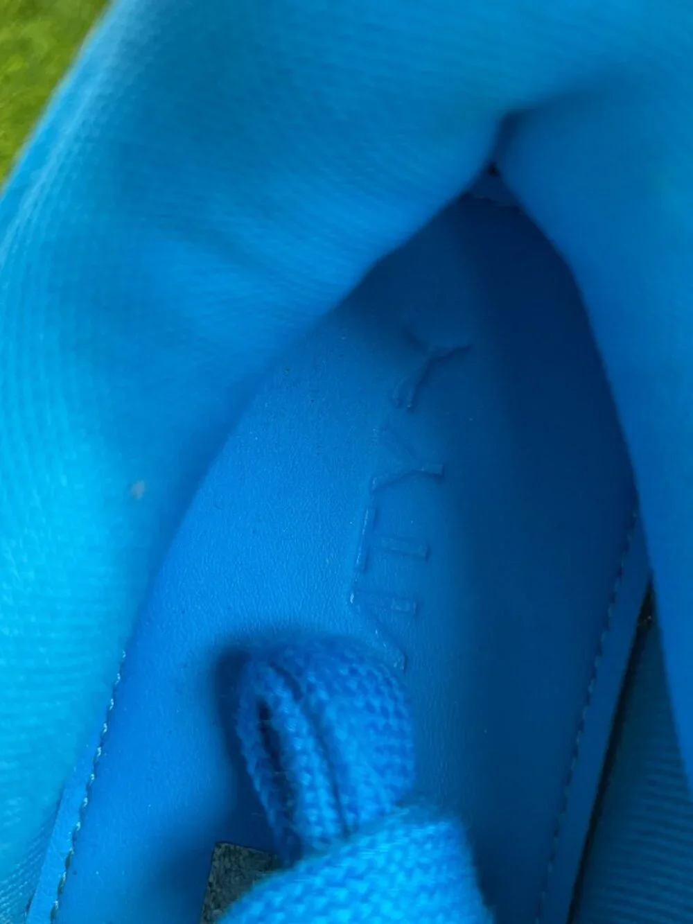 Puma x Fenty Creeper Phatty Girls Size 6Y Blue Green Gum Athletic Shoes Sneakers